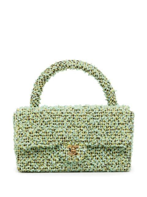 1995 tweed Classic Flap handbag by CHANEL 
