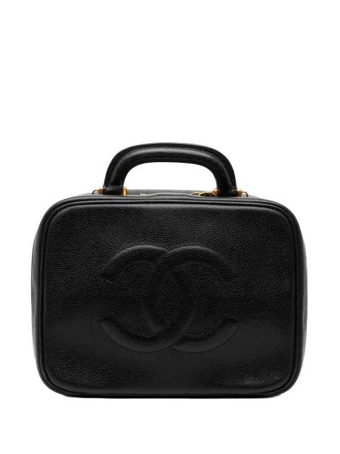 1996-1997 CC Caviar Vanity Case satchel by CHANEL 
