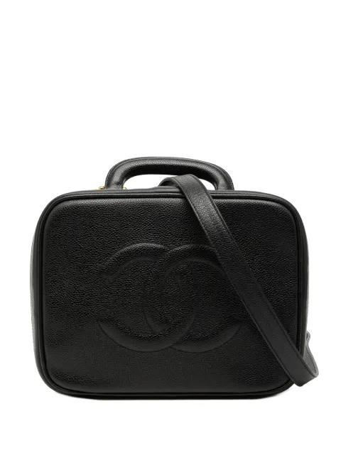 1996-1997 CC Caviar Vanity Case satchel by CHANEL 