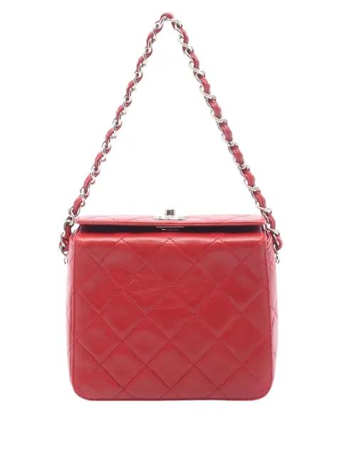 1996-1997 CC Quilted Lambskin Turnlock Vanity Bag handbag by CHANEL 