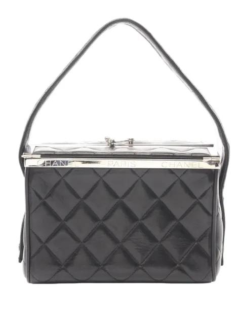 1996-1997 CC Quilted Patent vanity bag by CHANEL 