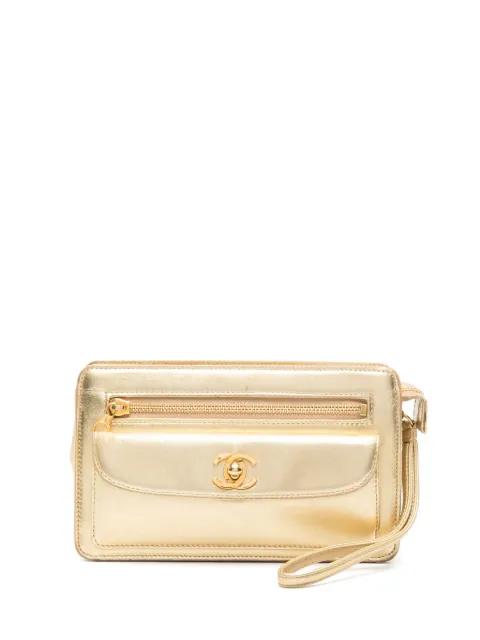 1996-1997 CC turn-lock clutch bag by CHANEL 