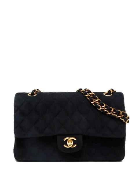 1996-1997 Classic Double Flap chain shoulder bag by CHANEL 1996-1997 Classic Double Flap chain shoulder bag by CHANEL