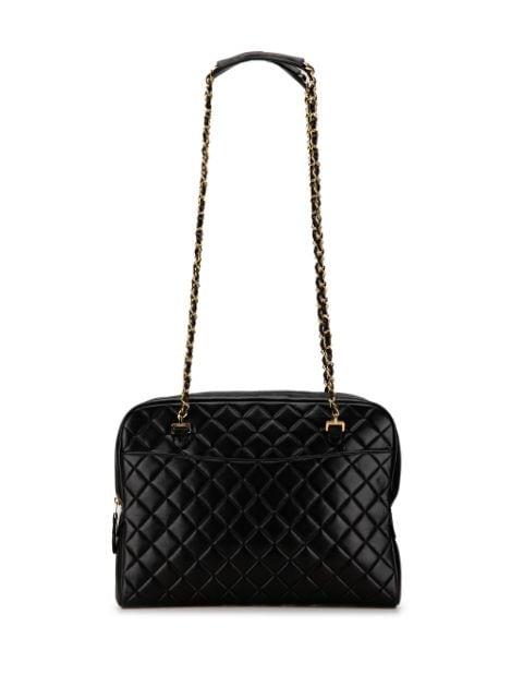 1996-1997 Quilted Lambskin Chain shoulder bag by CHANEL 