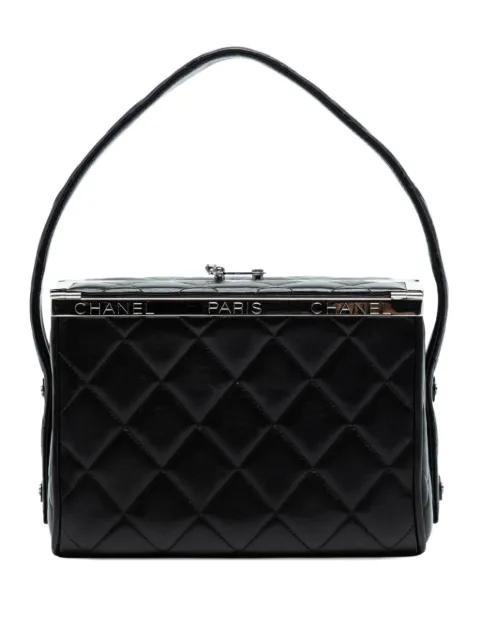 1996-1997 Quilted Lambskin Leather Box Bag handbag by CHANEL 