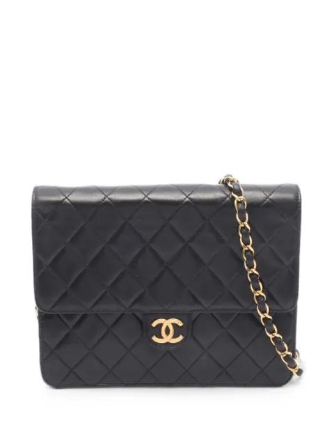 1996-1997 Single Flap push-lock shoulder bag by CHANEL 