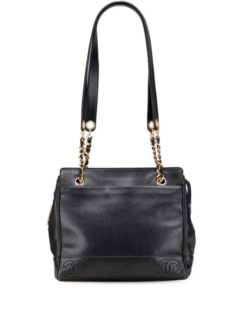 1996-1997 Triple CC Caviar shoulder bag by CHANEL 