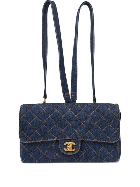 1996-1997 denim backpack by CHANEL 