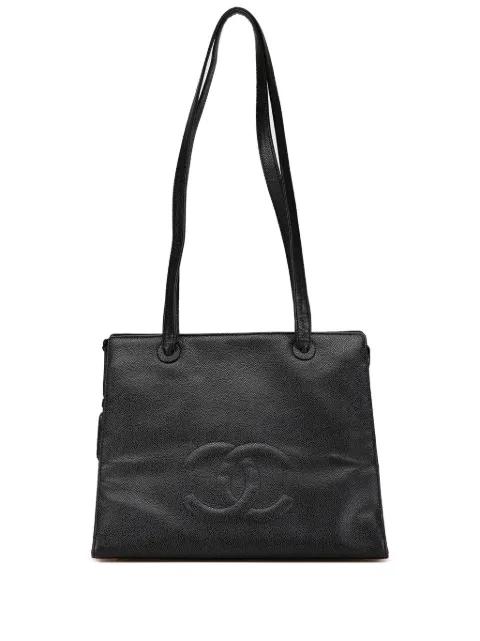 1997-1999 CC Caviar Leather tote bag by CHANEL 