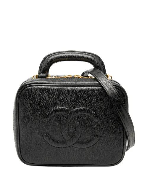 1997-1999 CC Caviar Vanity Case satchel by CHANEL 