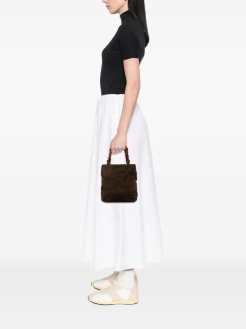 1997-1999 CC Suede tote bag by CHANEL 