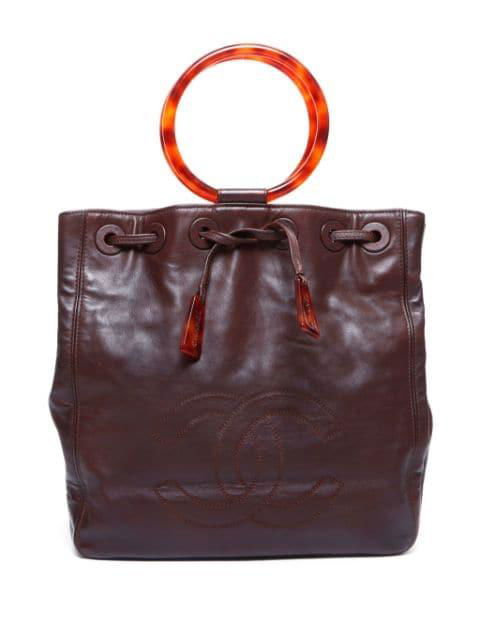 1997-1999 CC leather tote bag by CHANEL