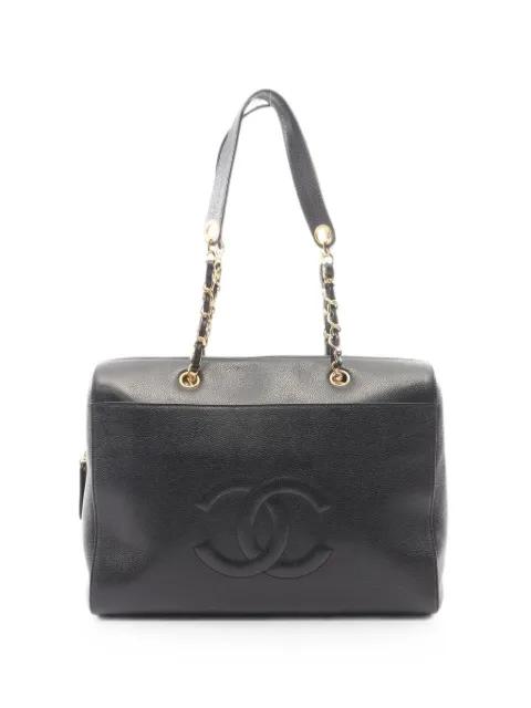 1997-1999 CC logo Caviar shoulder bag by CHANEL 