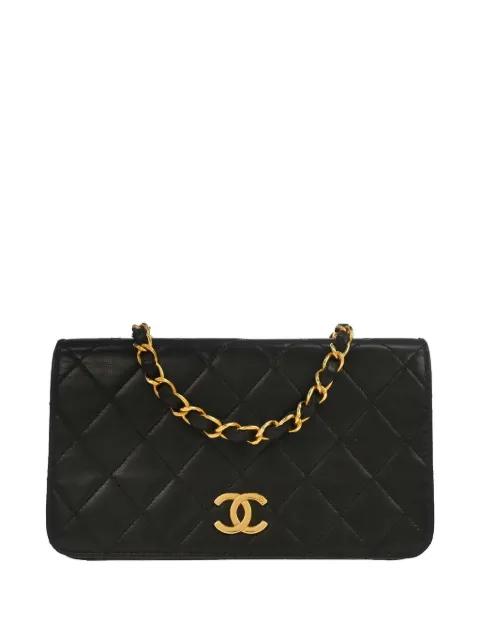 1997-1999 Full Flap diamond-quilted mini bag by CHANEL 