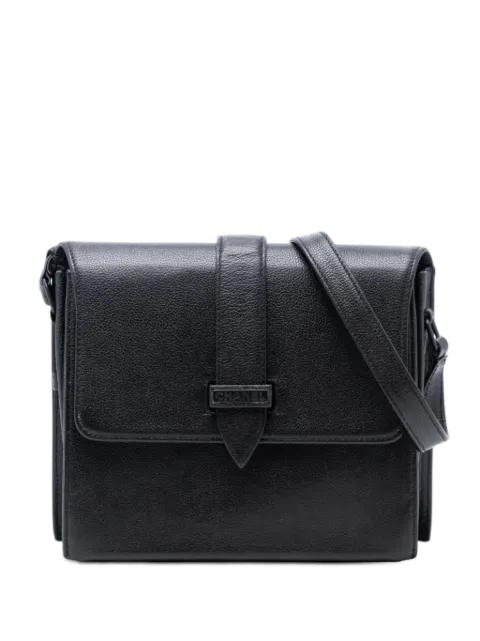 1997-1999 Grained Calfskin Flap crossbody bag by CHANEL 