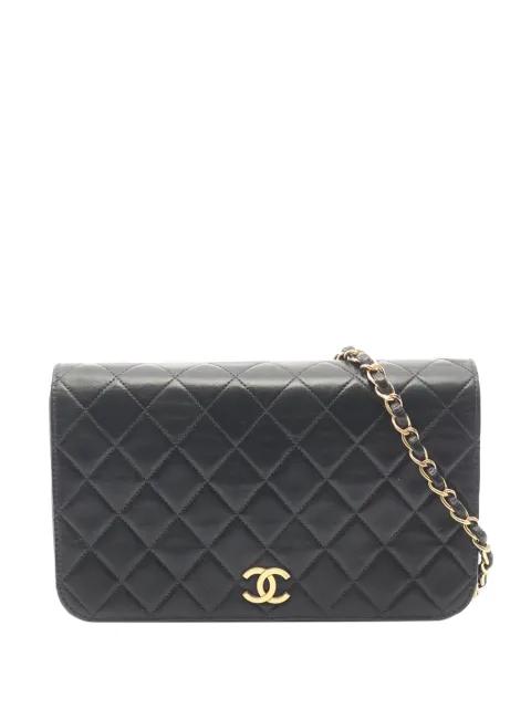 1997-1999 Lambskin Full Flap shoulder bag by CHANEL 