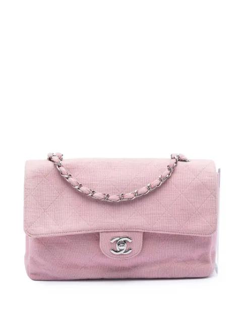 1997-1999 Medium Classic Jersey Single Flap crossbody bag by CHANEL 