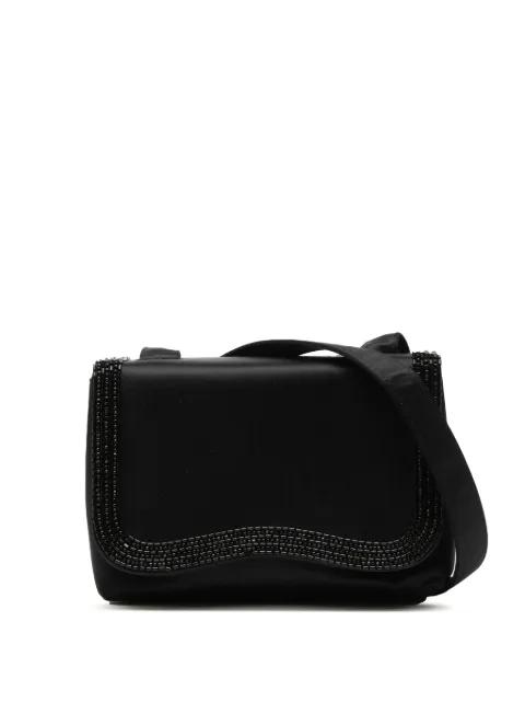 1997-1999 Mini Satin Beaded Flap crossbody bag by CHANEL 