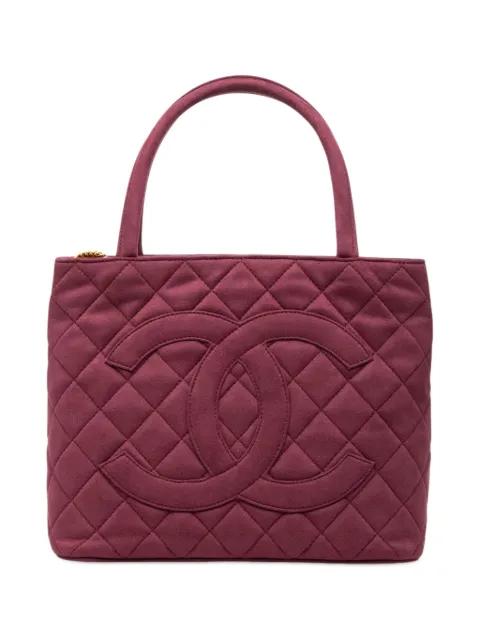 1997-1999 Suede Medallion tote bag by CHANEL 
