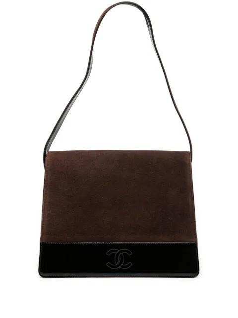 1997-1999 Suede shoulder bag by CHANEL 