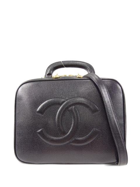 1997 CC logo-embossed two-way vanity bag by CHANEL 