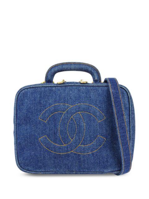 1997 CC two-way denim vanity bag by CHANEL 