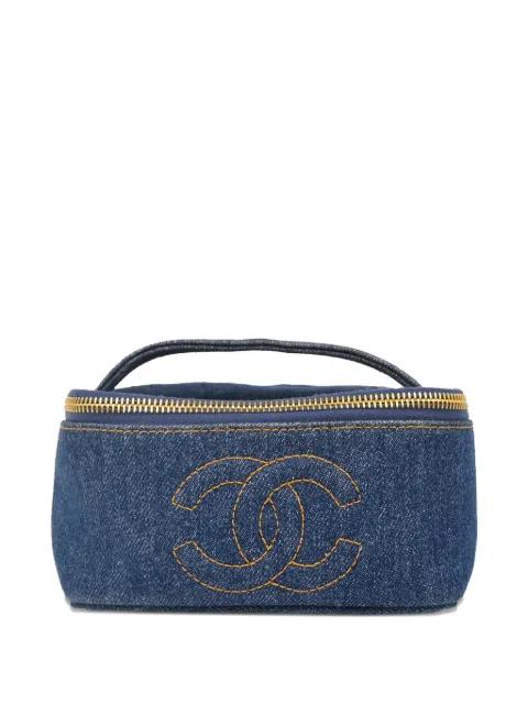 1997 denim vanity handbag by CHANEL 