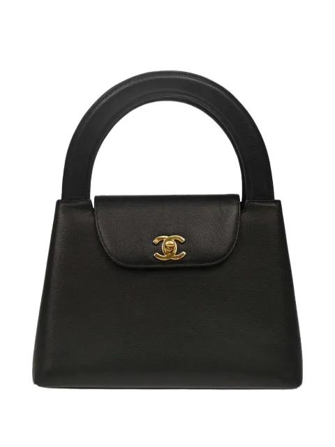 1998 CC turn-lock handbag by CHANEL 