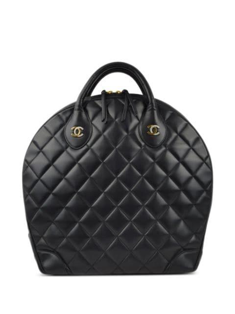 1998 diamond-quilted double CC handbag by CHANEL 