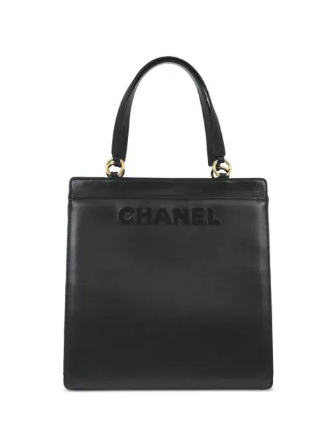 1998 logo-embroidered tote bag by CHANEL 