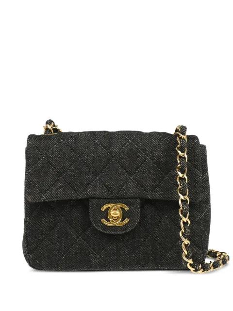 1998 mini Classic Square Flap shoulder bag by CHANEL 