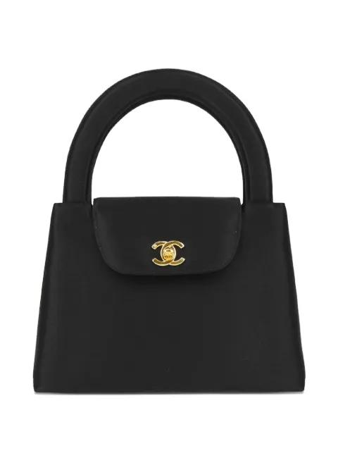 1998 satin-finish handbag by CHANEL 