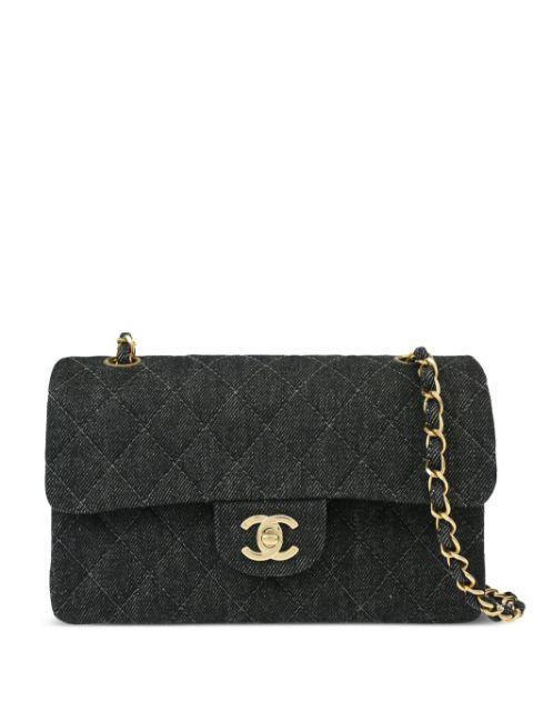 1998 small Classic Double Flap shoulder bag by CHANEL 