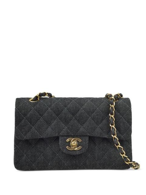 1998 small Double Flap shoulder bag by CHANEL 