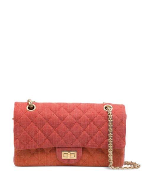 2.55 quilted canvas shoulder bag by CHANEL 