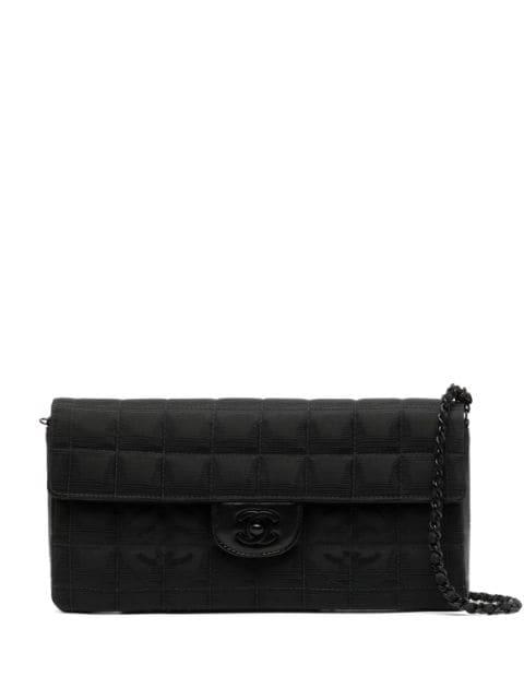 2000-2001 New Travel Choco Bar flap shoulder bag by CHANEL 