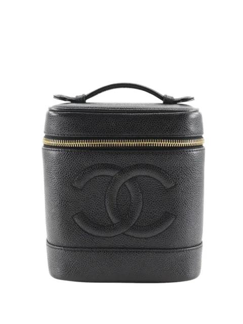 2000-2002 CC Caviar vanity bag by CHANEL 