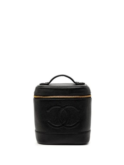2000-2002 CC Caviar vanity bag by CHANEL 