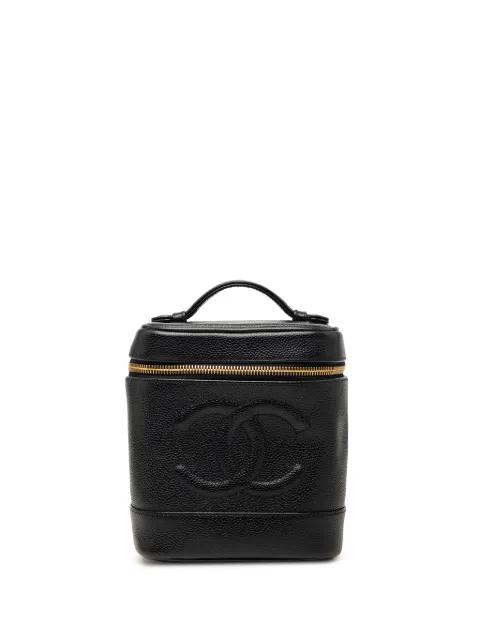 2000-2002 CC Caviar vanity bag by CHANEL 