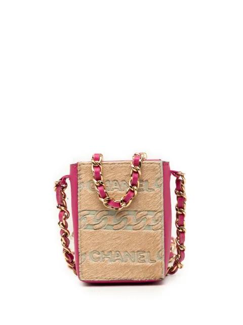 2000-2002 Lambskin and Pony Hair Cigarette Case crossbody bag by CHANEL 