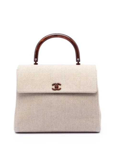 2000-2002 Medium Canvas Kelly Top Handle Bag handbag by CHANEL 