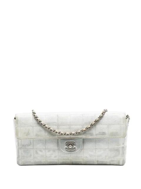 2000-2002 New Travel Line Nylon East West Flap shoulder bag by CHANEL 