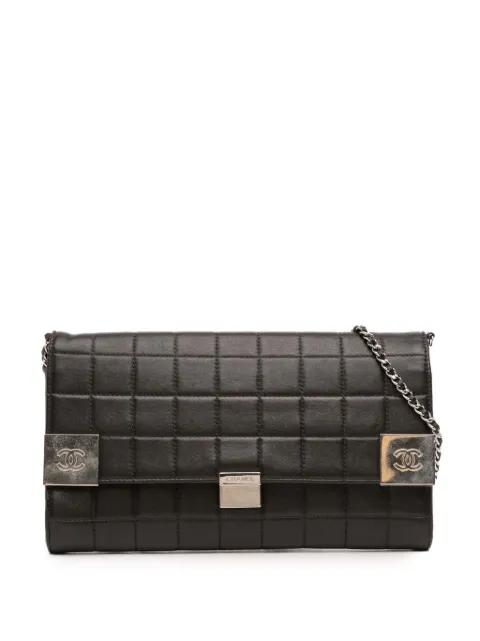 2000-2002 Quilted Lambskin Chocolate Bar shoulder bag by CHANEL 2000-2002 Quilted Lambskin Chocolate Bar shoulder bag by CHANEL