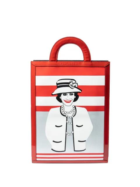 2000-2002 graphic tote bag by CHANEL 