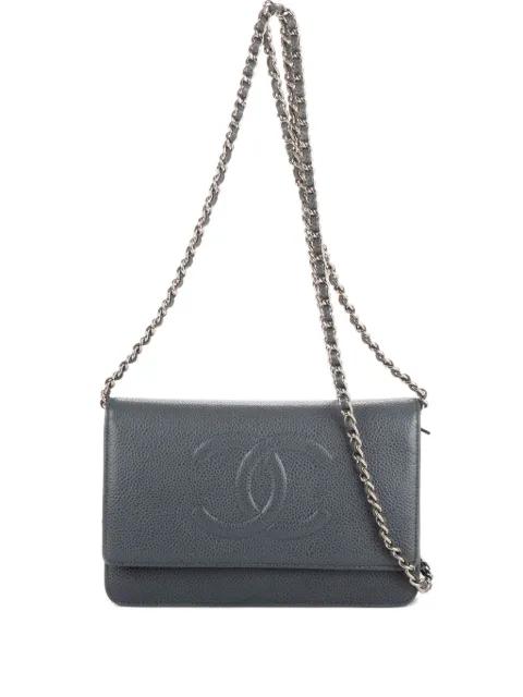 2000 logo-embossed shoulder bag by CHANEL 