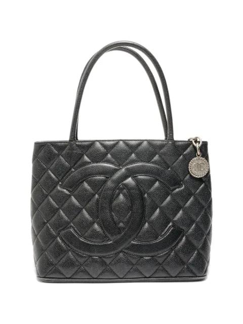 2001-2002 Medallion Caviar tote bag by CHANEL 