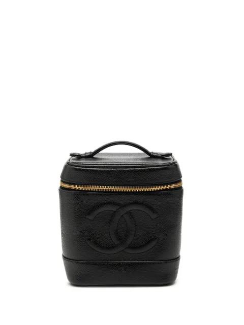 2002-2003 CC Caviar Case vanity bag by CHANEL 