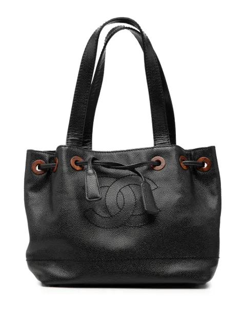 2002-2003 CC Caviar Drawstring tote bag by CHANEL 