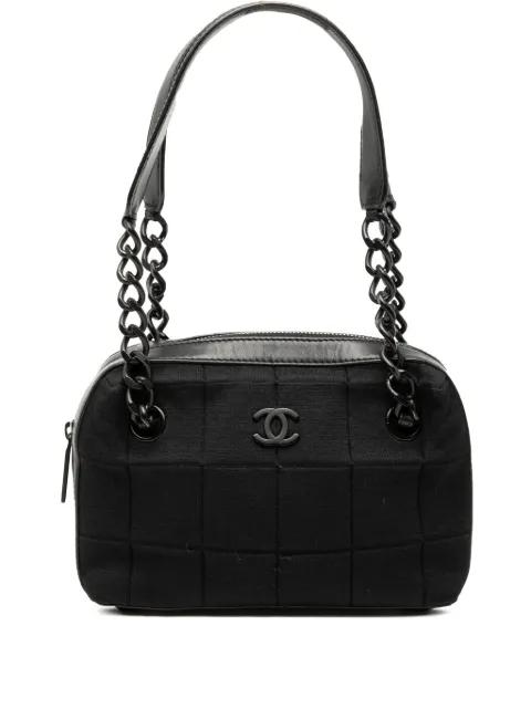 2002-2003 CC Chocolate Bar Jersey handbag by CHANEL 