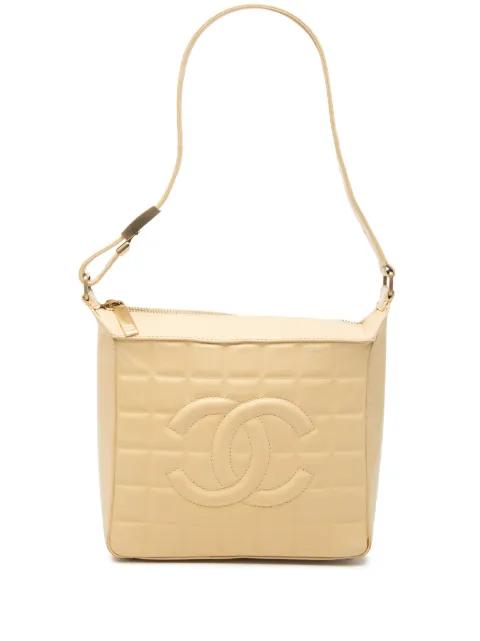 2002-2003 CC Chocolate Bar Lambskin shoulder bag by CHANEL 